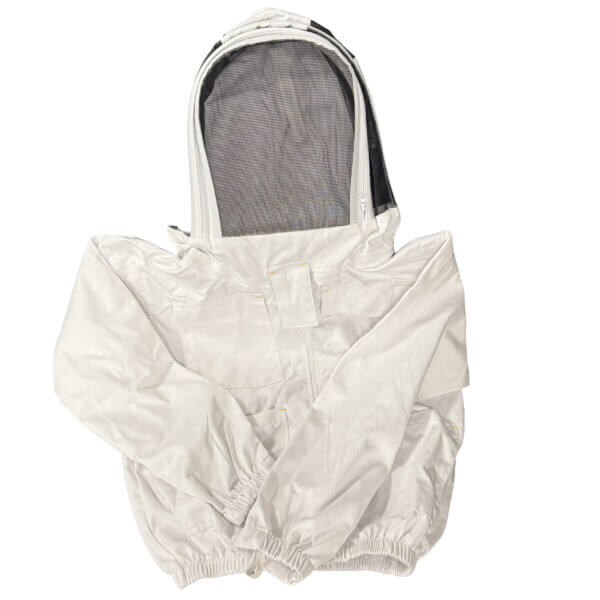 Blouson blanc voile astronaute