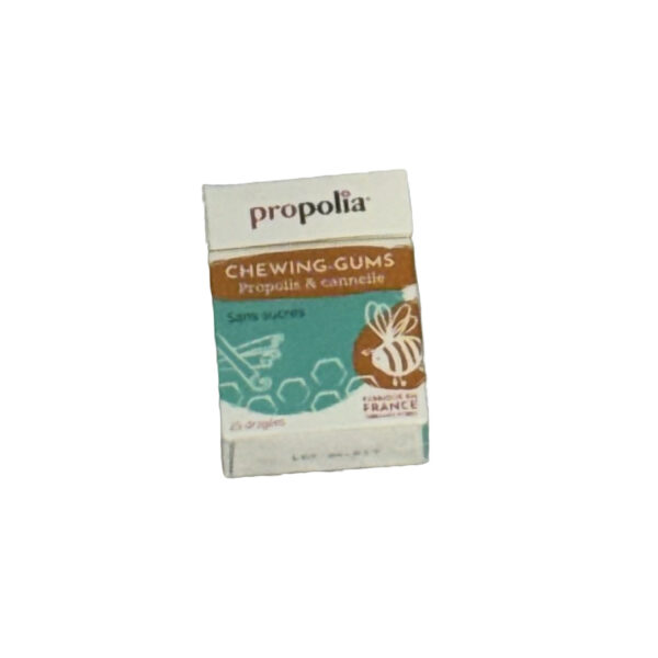 Chewing Gum propolis et cannelle Propolia, la boite de 24g