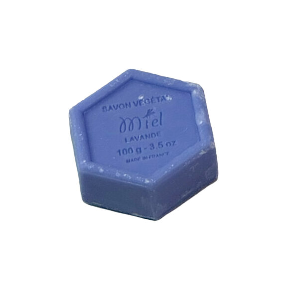 Savon hexagonal  100g Miel / Pollen / Lavande / Olive /Propolis , l'unité