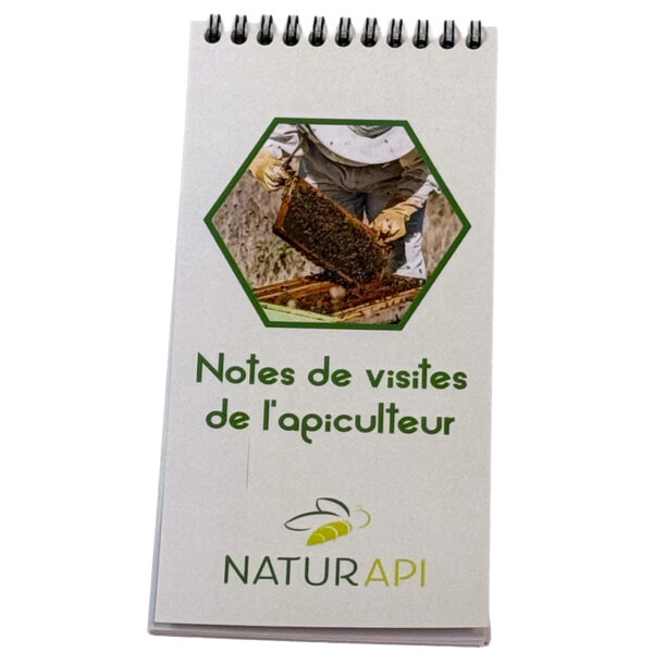 Carnet de visite de l'apiculteur (50 pages, 100*210mm à spirales)