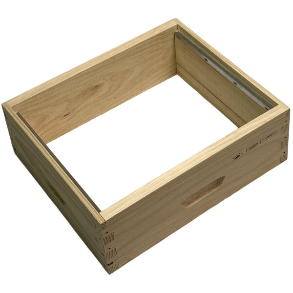 Hausse Dadant 10 QUALIRUCHE pin à tenons, pour cadres Hoffmann (bandes lisses) 500*430*171mm