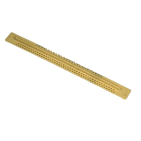 Entrée plastique réversible Dadant 10 NICOTPLAST IVOIRE passage réduit 4.2mm (pour male et reine)
