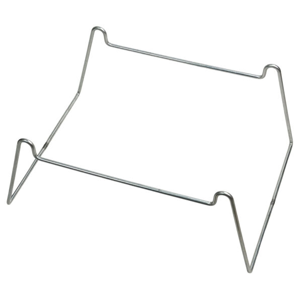 Support de ruche rectangle grand modèle DADANT 12 fil acier zingué pour ruches jusqu'à 500mm de large, hauteur de pose 25cm