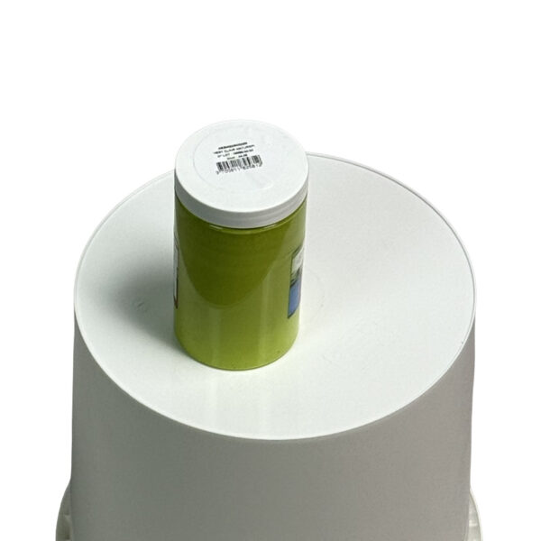 Peinture naturelle pour ruche QUALIRUCHE vert prairie, le pot de 400g