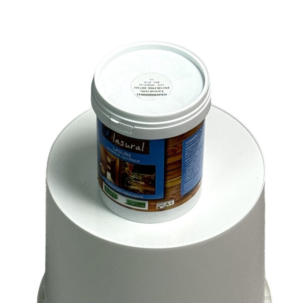 Lasure à base de liant naturel incolore, le pot de 1L