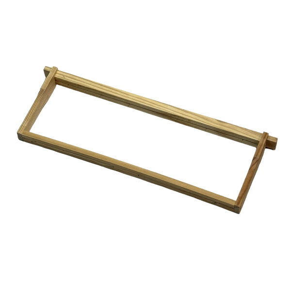 Cadre Dadant hausse QUALPREM HOFFMANN filé inox oblique (9 par HAUSSE) 470/435*160*41/25mm