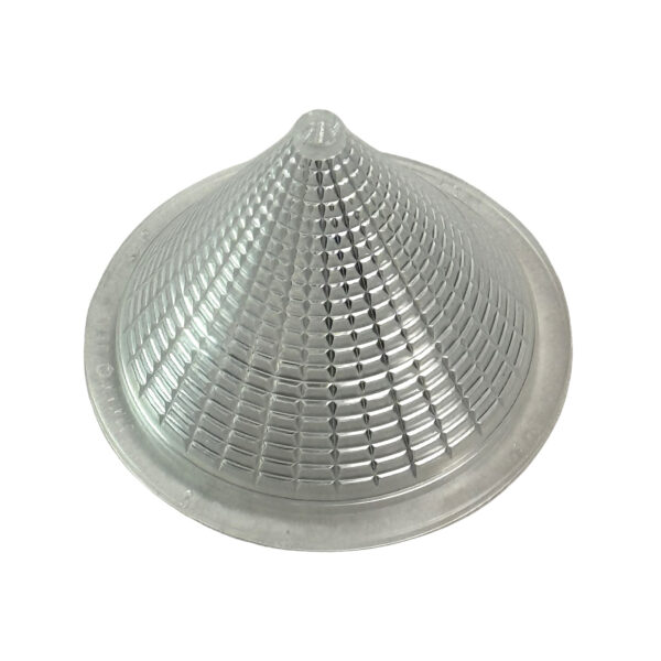 Cone plastique translucide pour trappe à frelon grand modèle diamètre 220mm hauteur 160mm