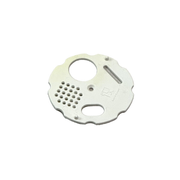 Entrée ronde plastique multiposition pour nuc blanche année finissant par 6 et 1 (diam. : 80mm)
