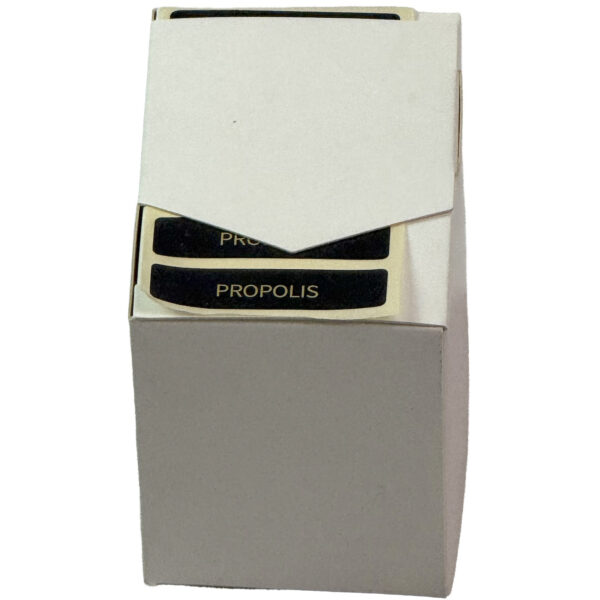 Etiquette d'appellation "PROPOLIS", la boite de 1000