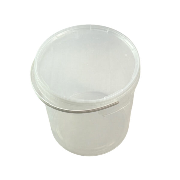Seau cristal transparent plastique 20L