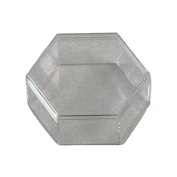 Boite d'emballage hexagonale en plastique
